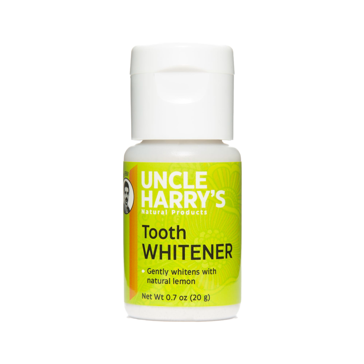 Uncle Harry's All-Natural Tooth Whitener Powder - Pack of 2