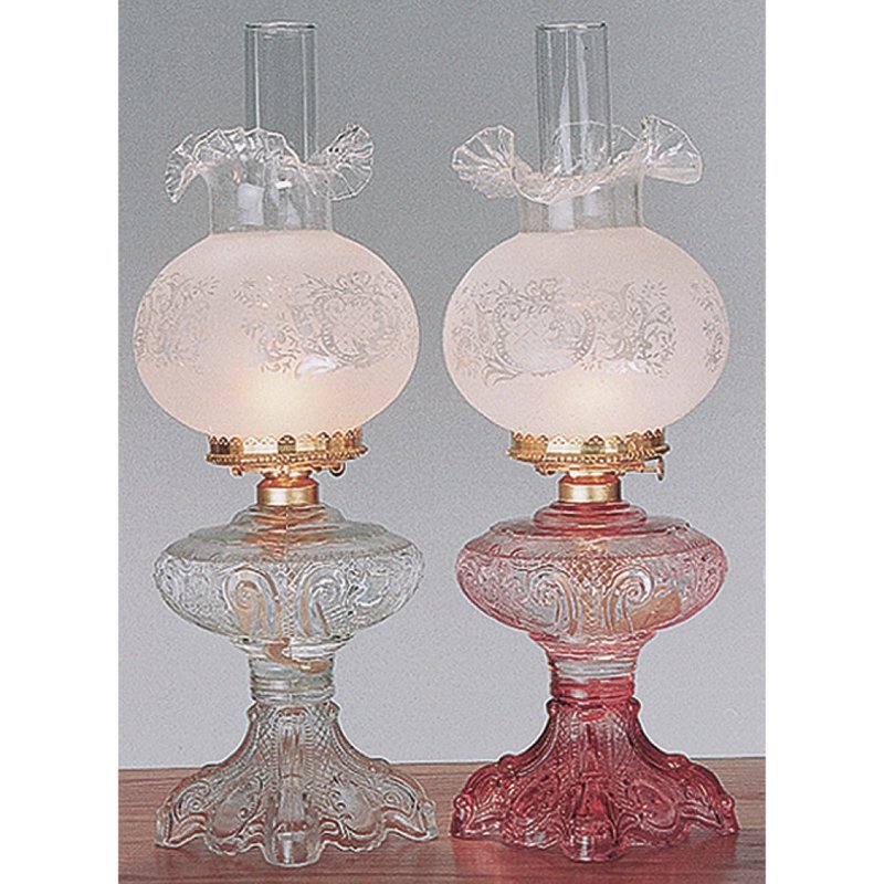 22" Princess Feather Oil Lamps