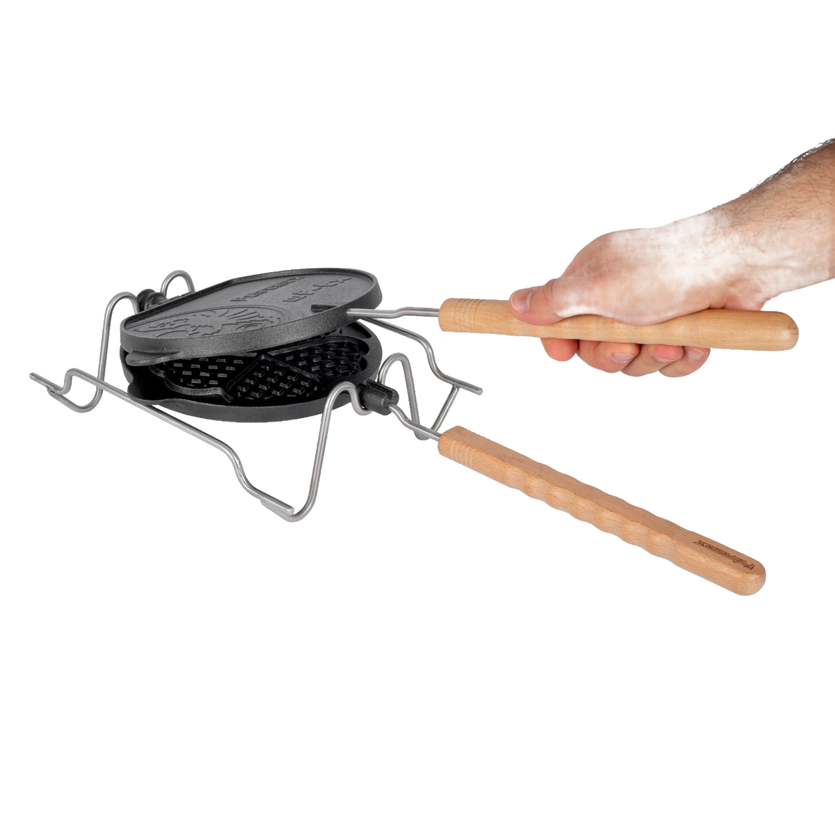 Petromax Cast Iron Rotating Waffle Iron