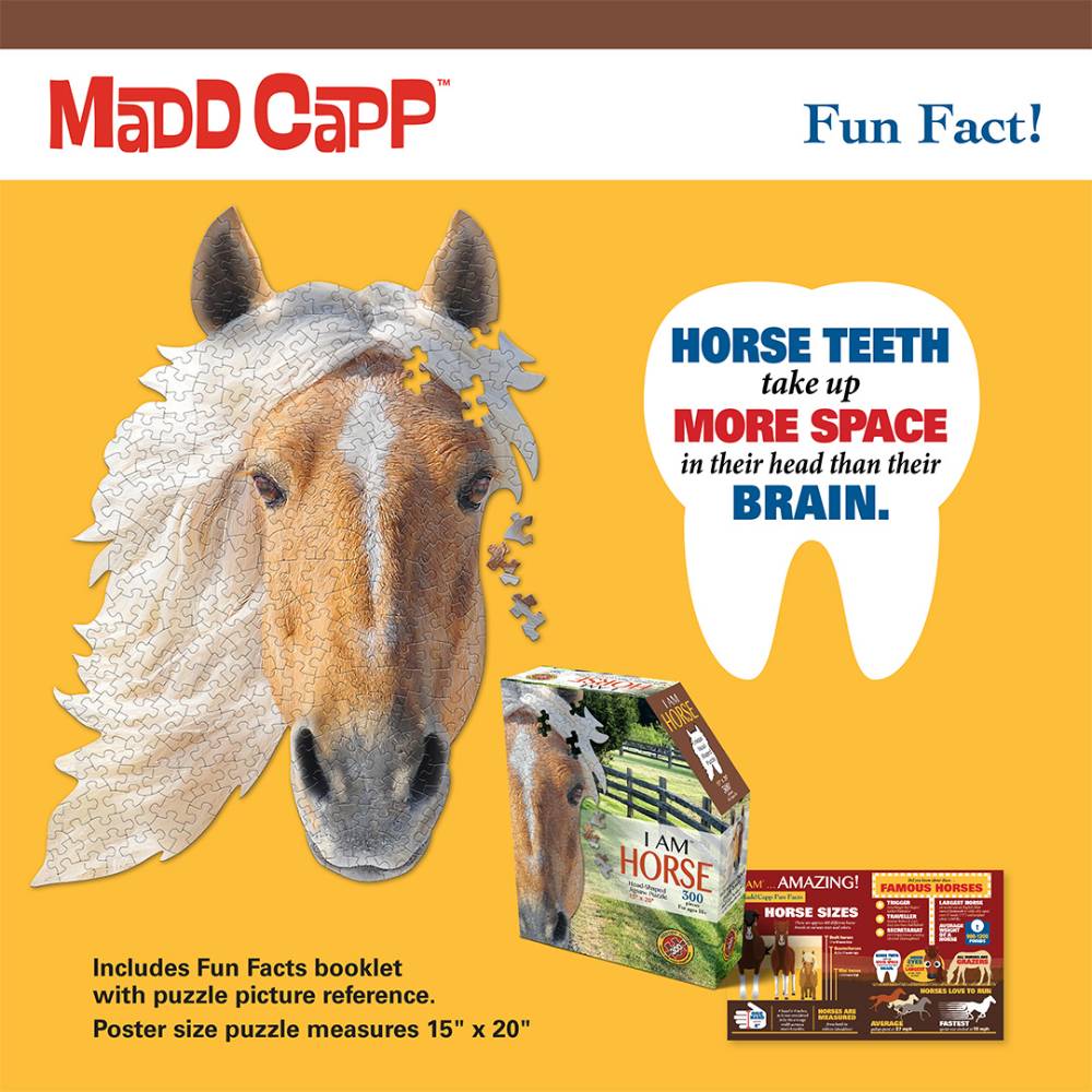 Shaped Jigsaw Puzzle - Horse - 300pcs
