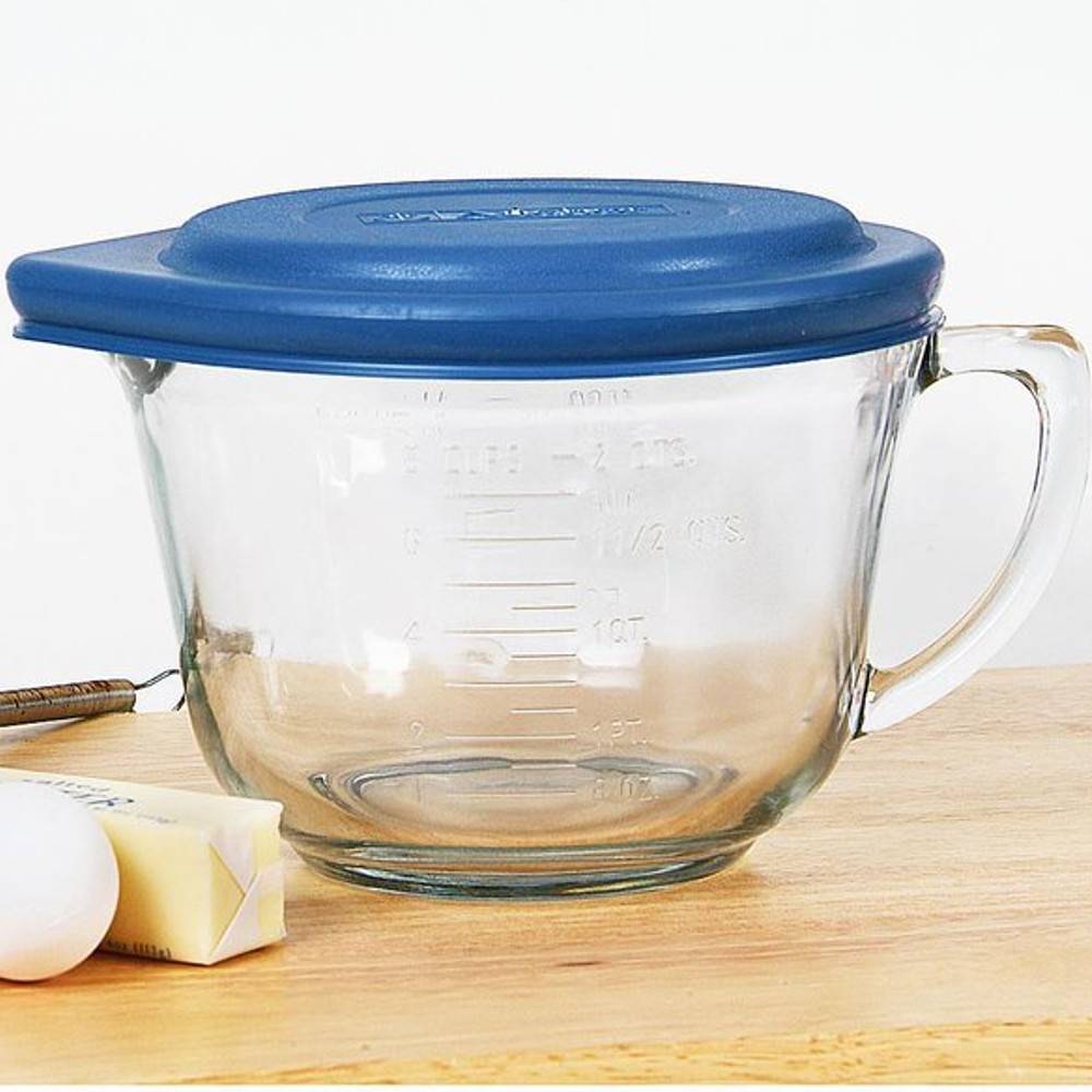 Glass Batter Bowl with Lid