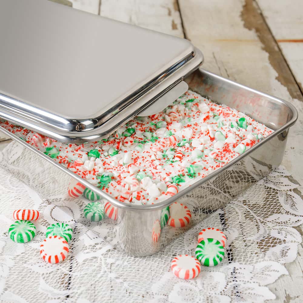 Stainless Steel Cake Pan With Lid