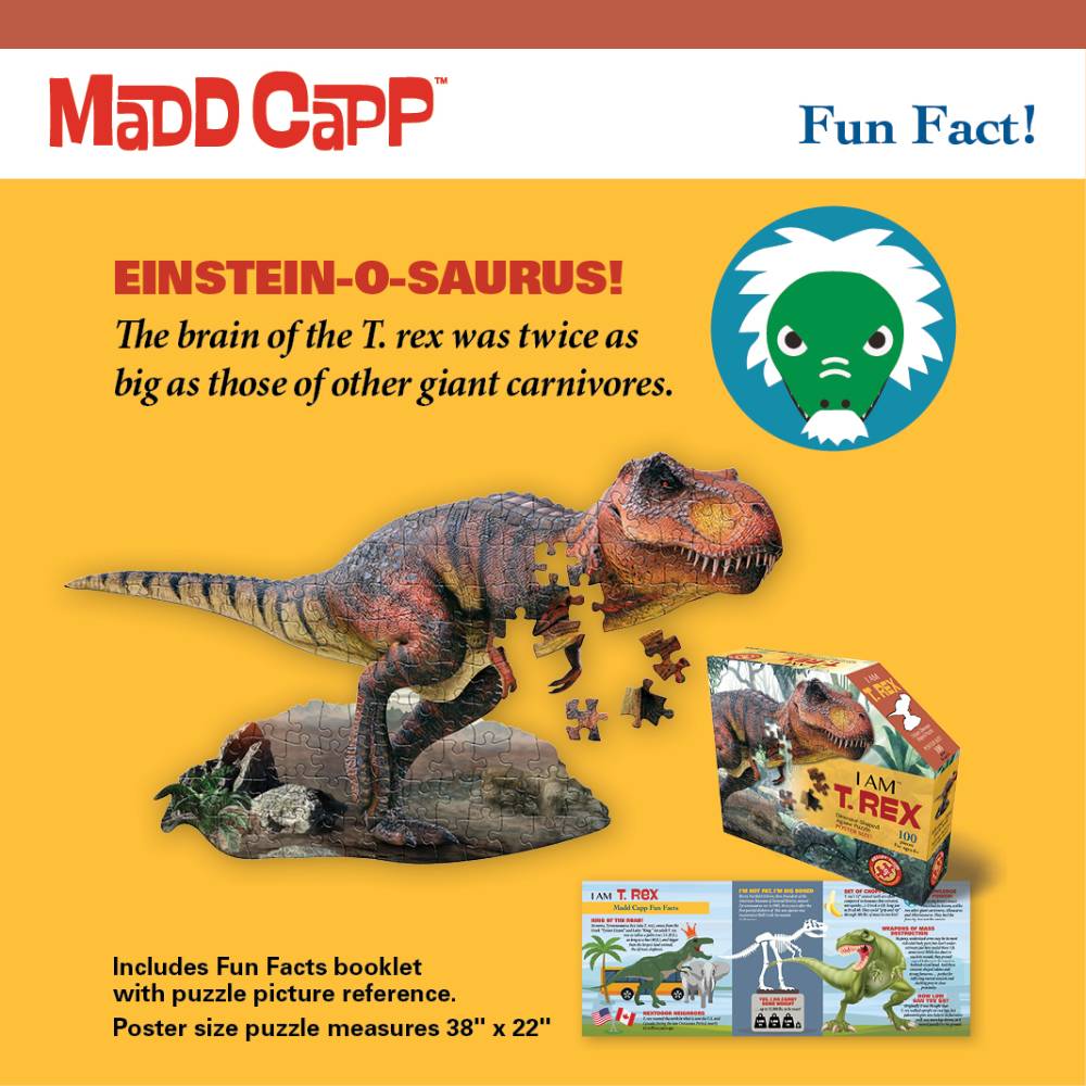 Shaped Jigsaw Puzzle - T-Rex - 100pcs