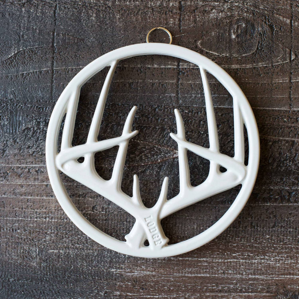 Lodge Enamel Antler Trivet