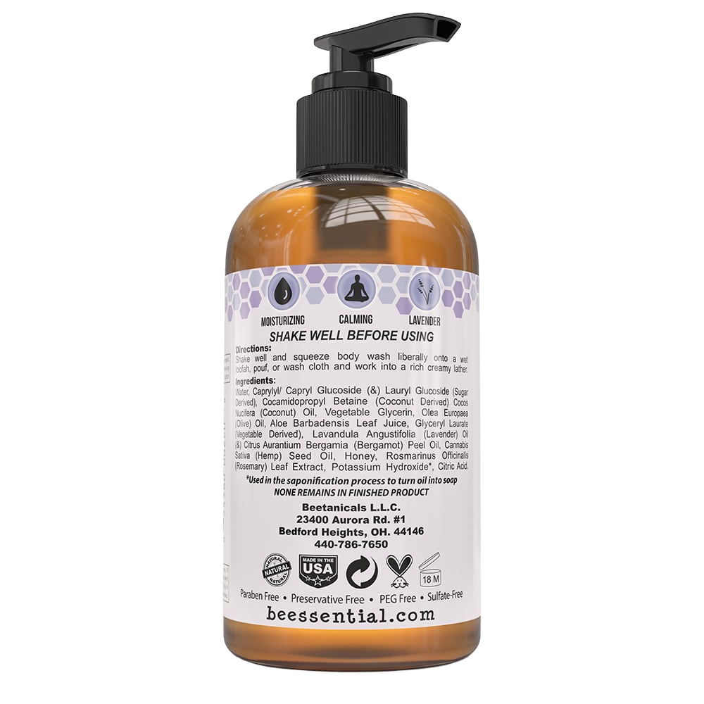 Beessential Natural Body Wash - 8 oz
