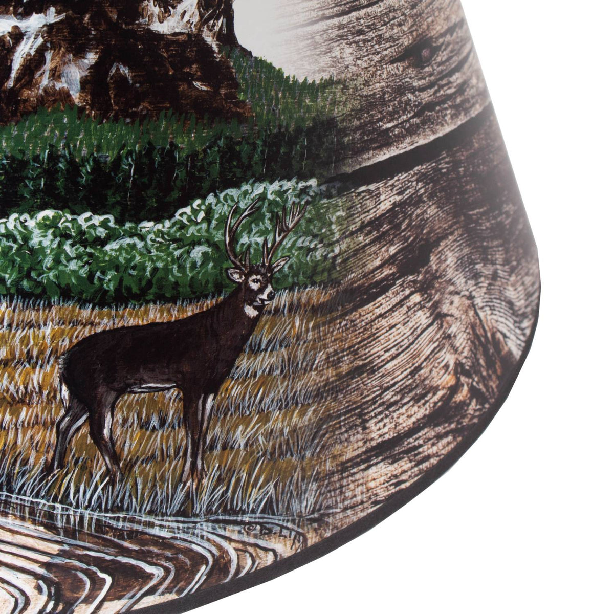 Aladdin Rocky Mountain High Parchment Oil Lamp Shade