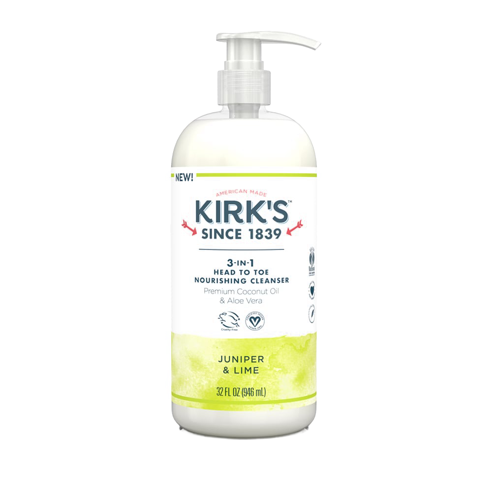 Kirk's 3-in-1 Head to Toe Nourishing Cleanser