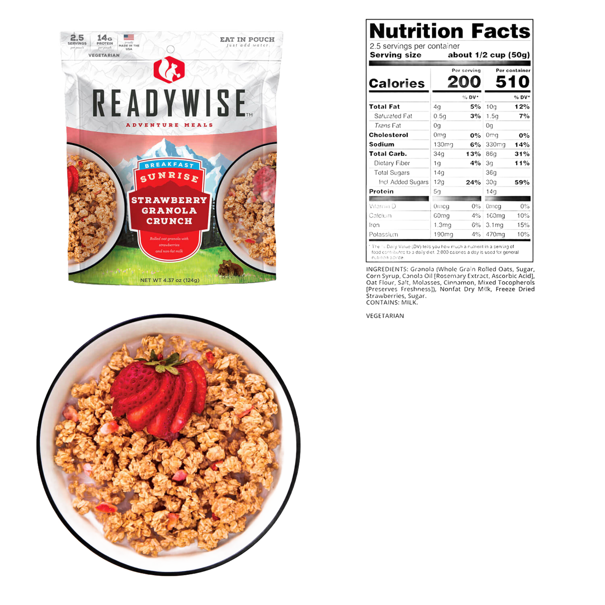 ReadyWise 2-Day Adventure Meals with Dry Bag