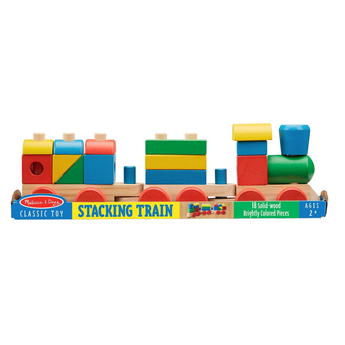 Melissa & Doug Stacking Train Toddler Toy
