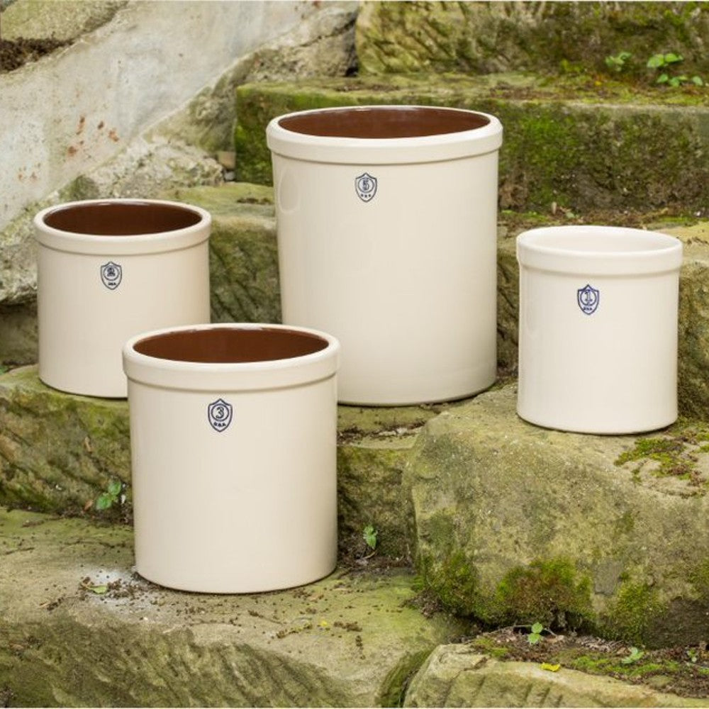 1 Gallon Numbered Stoneware Crock