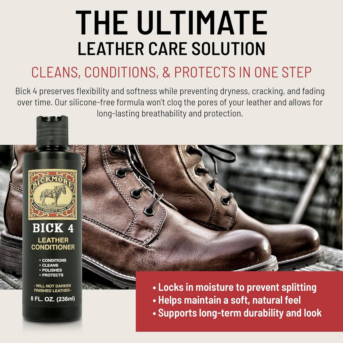 Bickmore Bick 4 Leather Conditioner – 8 oz