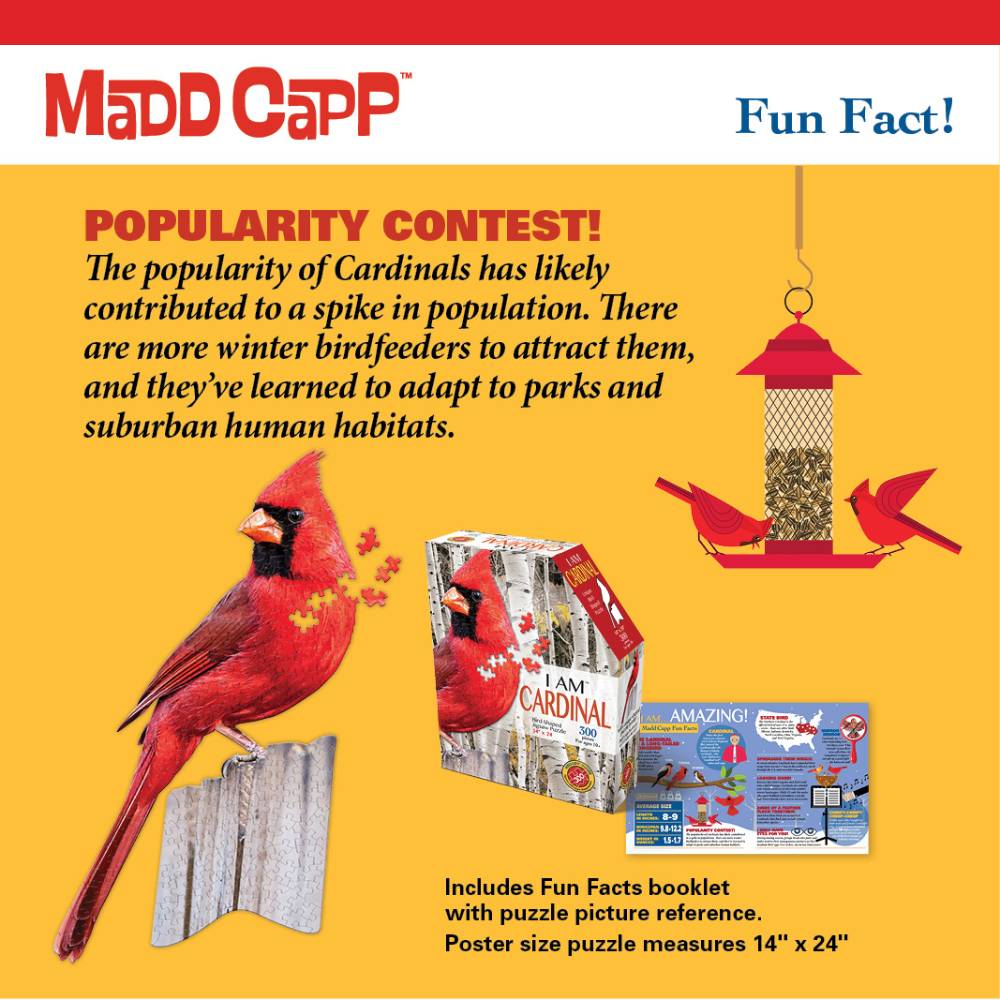 Shaped Jigsaw Puzzle - Cardinal - 300pcs