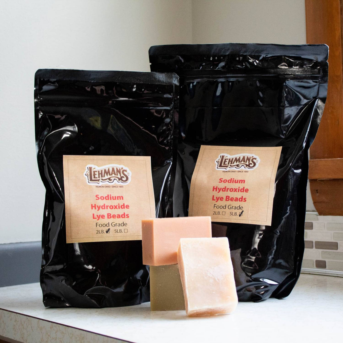 Lehman's Sodium Hydroxide - Lye Beads for Soap Making