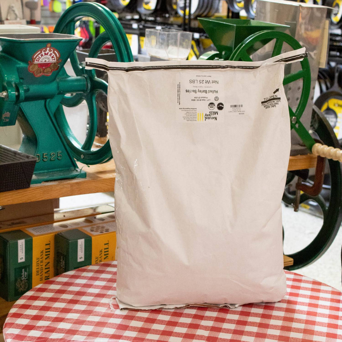 Organic Barley Groats (Hulled Grain) - 25 lb
