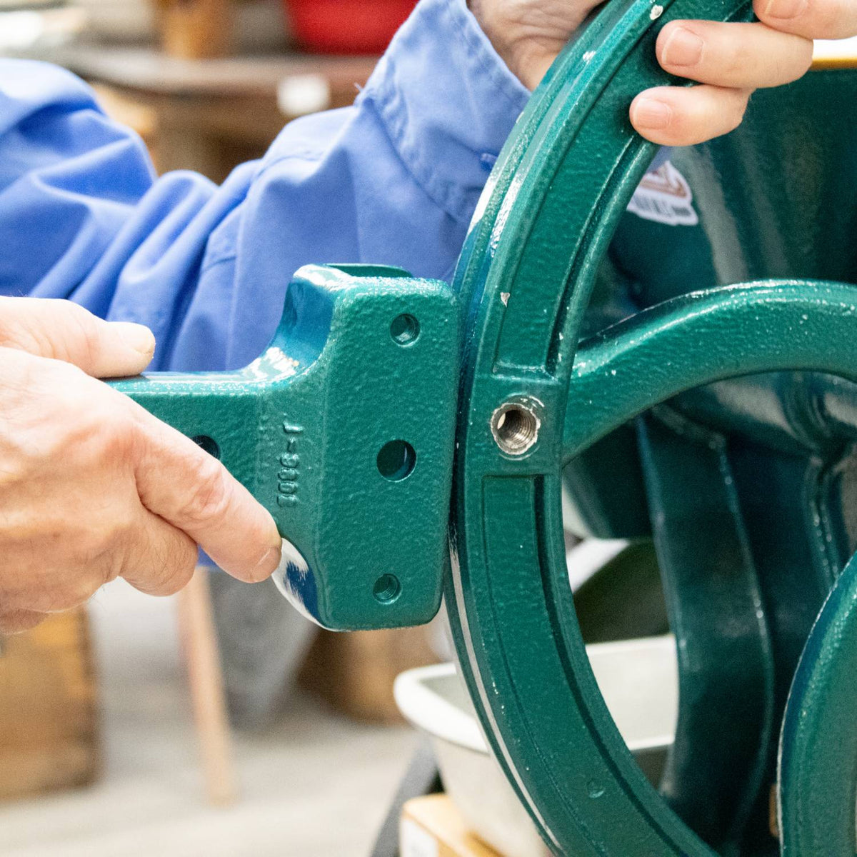 Optional Handle Extension for Diamant Grain Mill