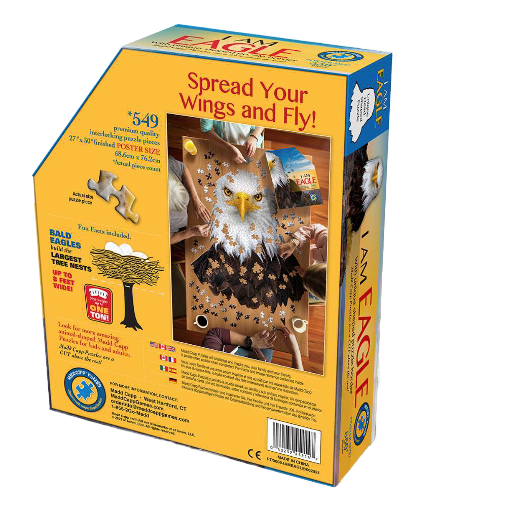 Shaped Jigsaw Puzzle - Eagle - 550pcs