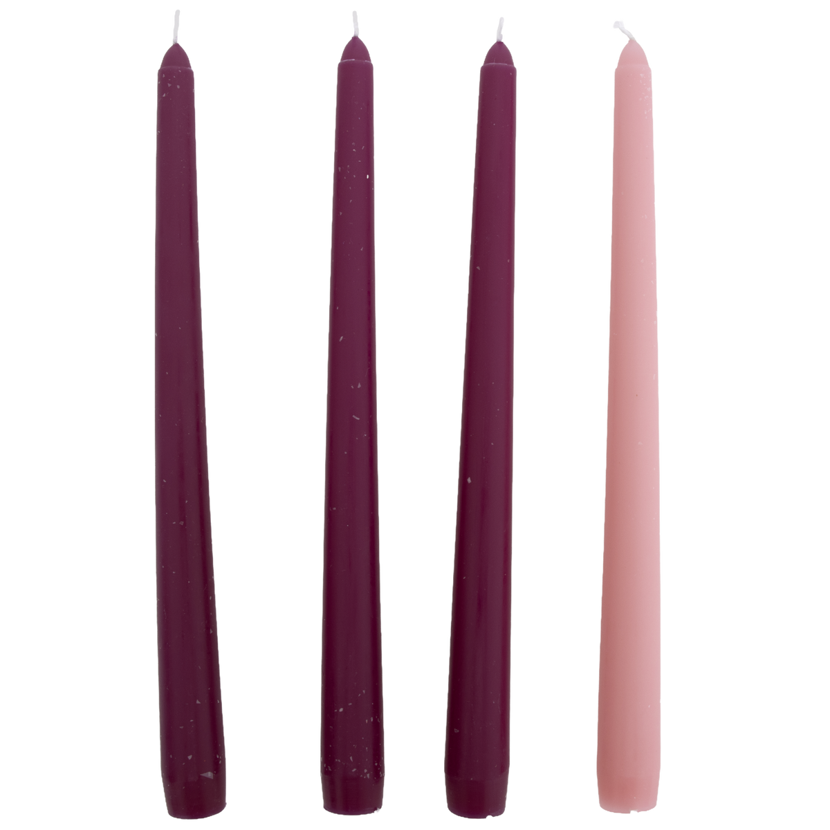 Advent Taper Candles - Set of 4