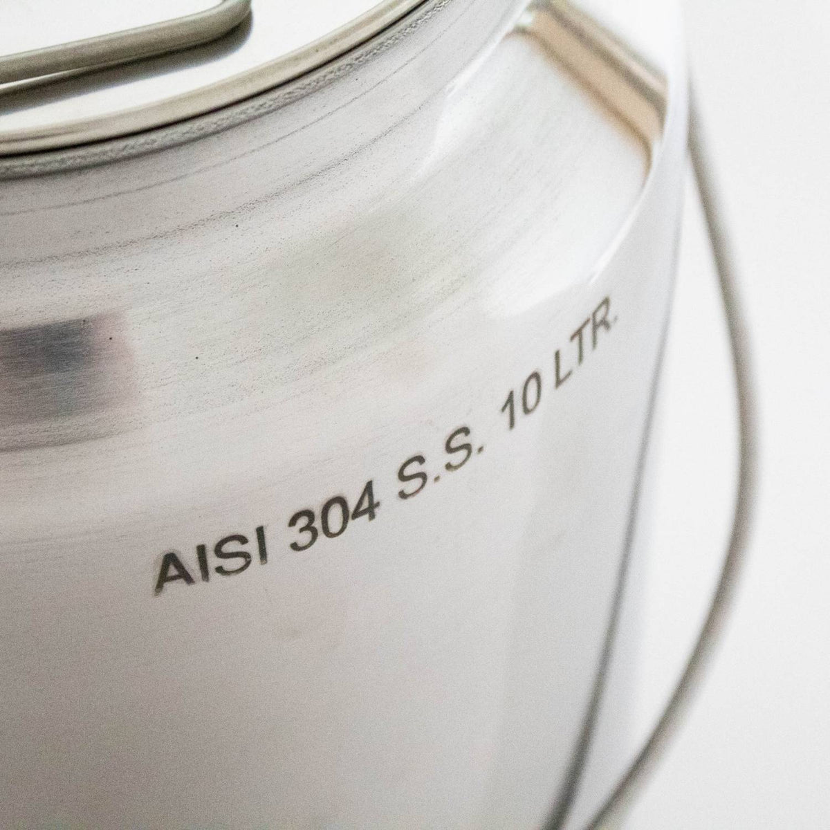 Small Stainless Steel Milk Cans - 10L/2.6 gal