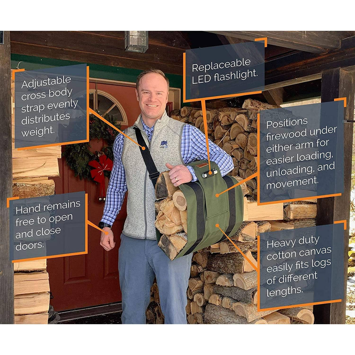 WoodOX Sling Firewood Carrier