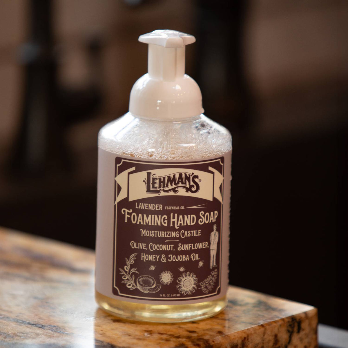 Lehman's Castile Moisturizing Foaming Hand Soap - 16 fl oz