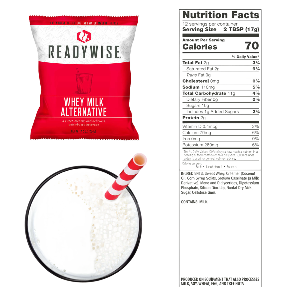 ReadyWise 72-Hour Emergency Food and Drink Supply