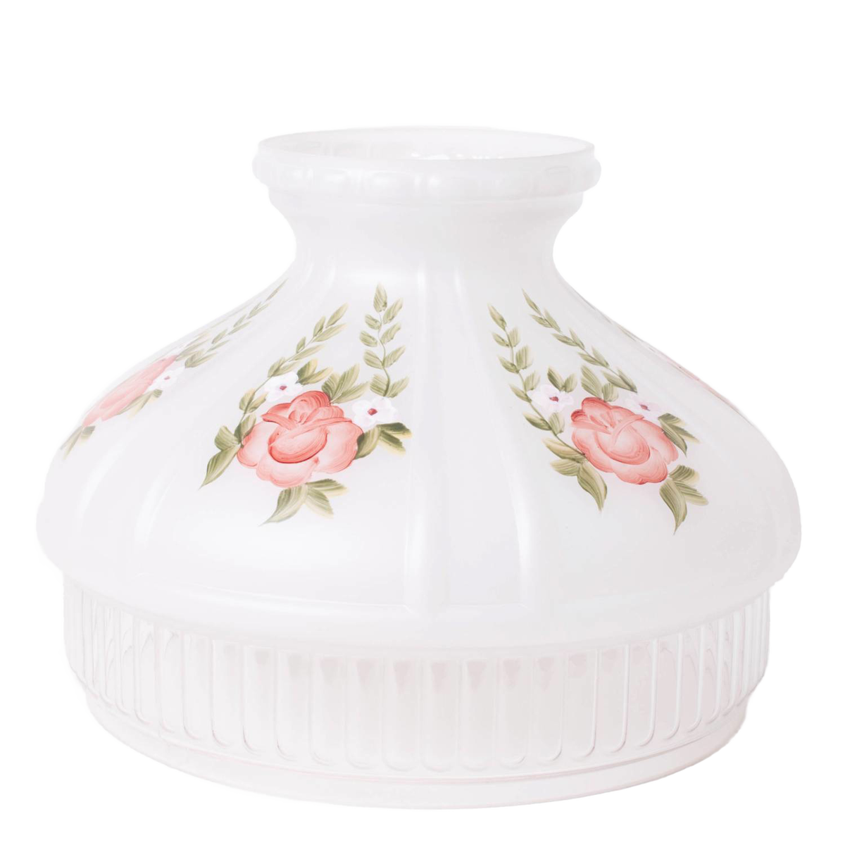Aladdin Red Roses #12 Lamp Shade - Glass - 10"