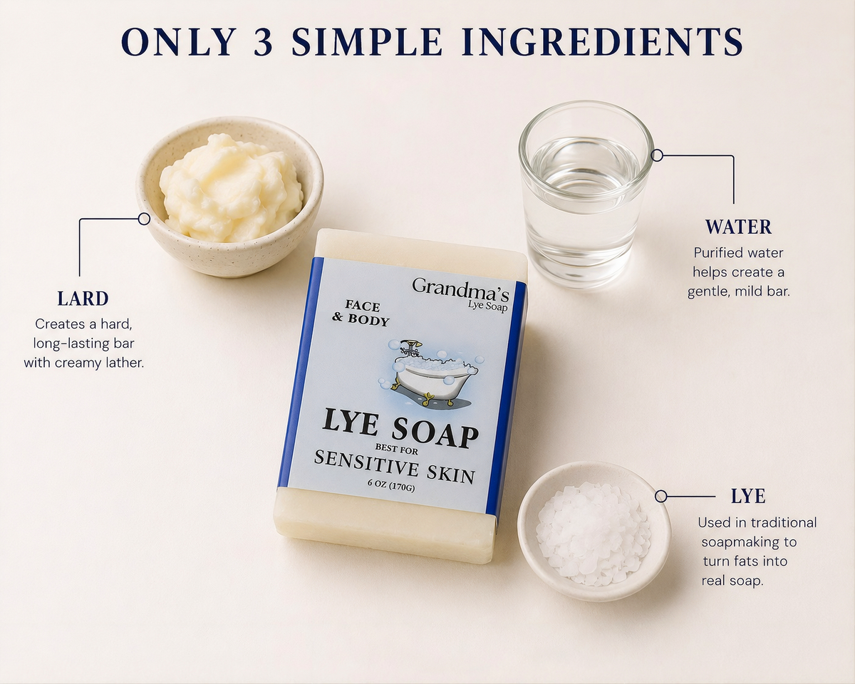 Grandma's Lye Bar Soap
