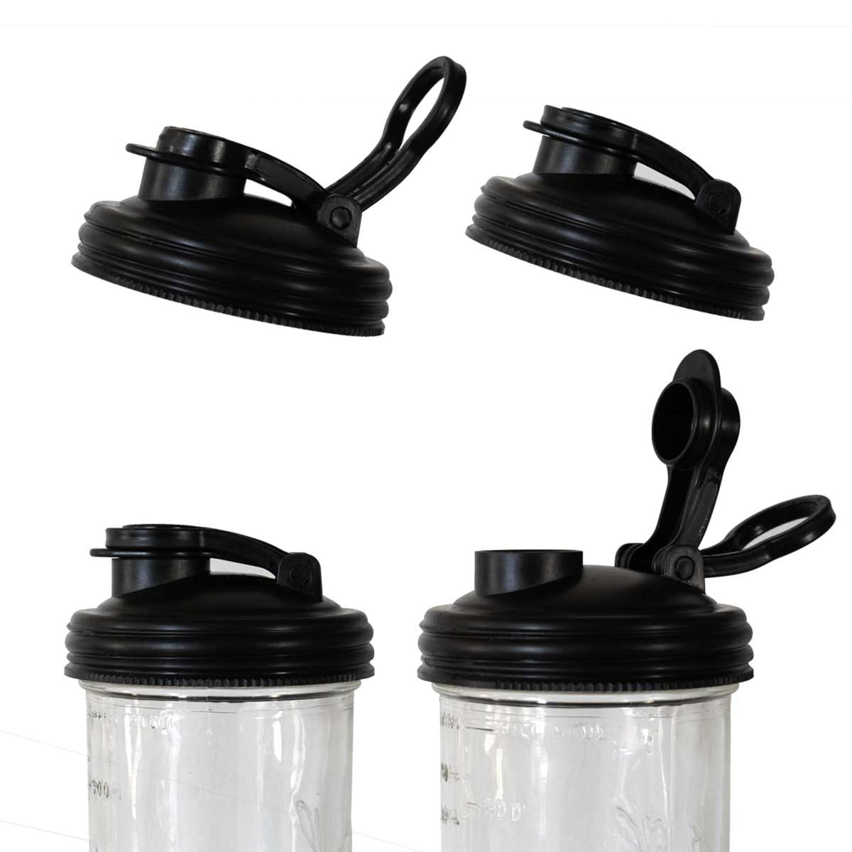 reCAP Mason Jar Pour Lid with Carry Loop - Wide Mouth