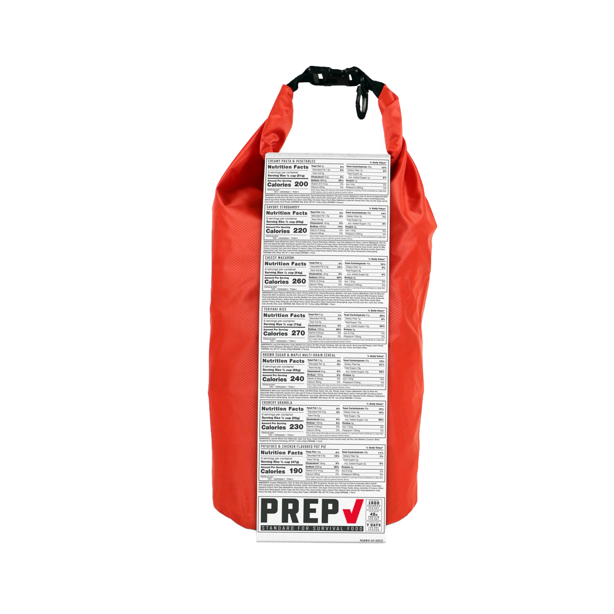 ReadyWise 7-Day Emergency Food Supply Ready Grab Bag