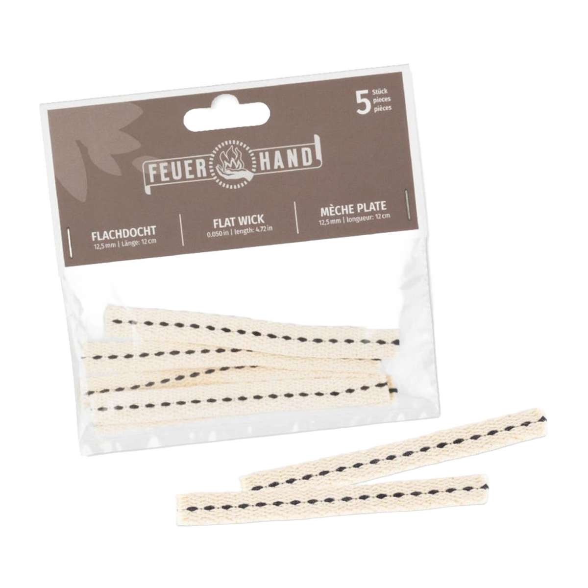 Flat Wicks for Oil Lamps