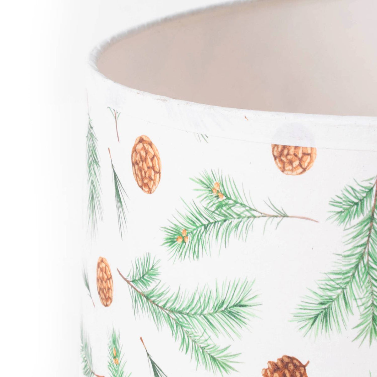 Aladdin Pine Bough Lamp Shade - Parchment - 12"
