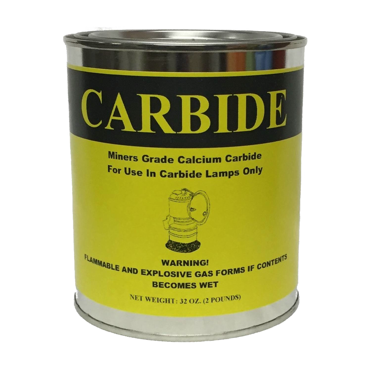 Five 2 lb Cans of Calcium Carbide