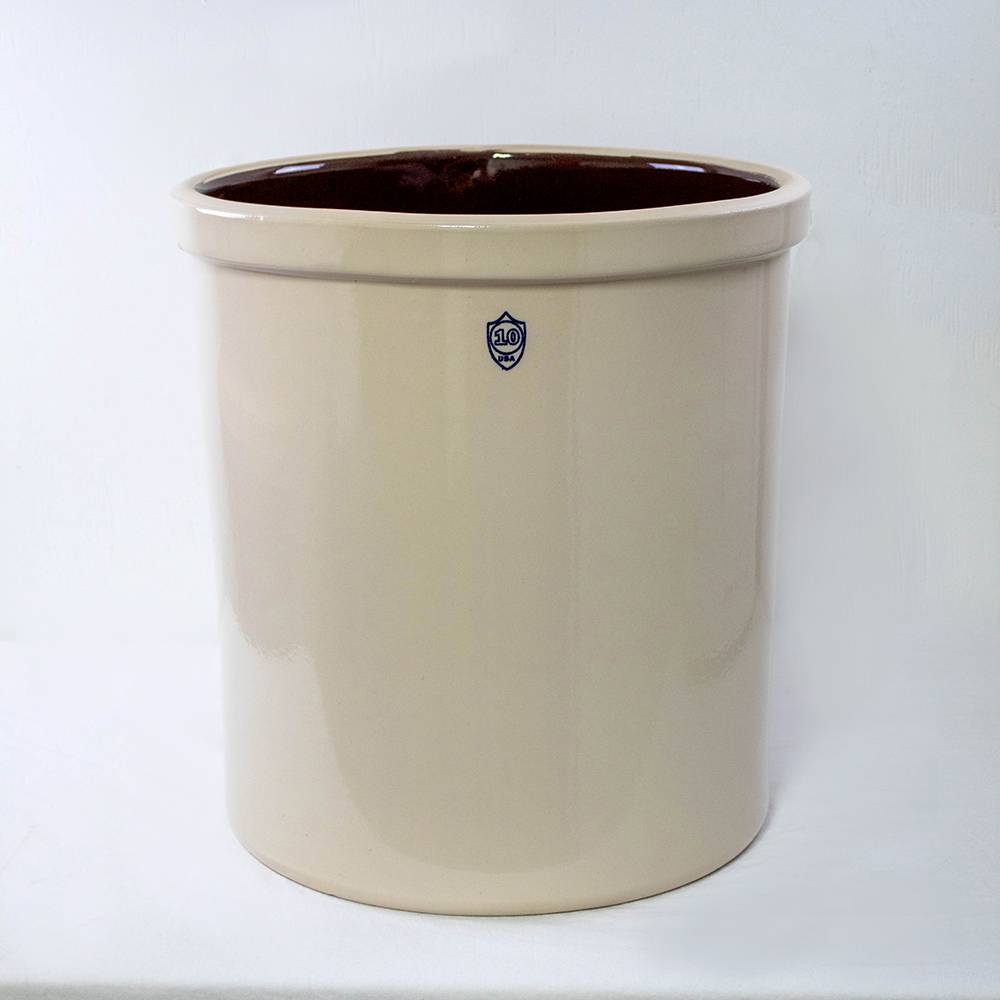 10 Gallon Numbered Stoneware Crock