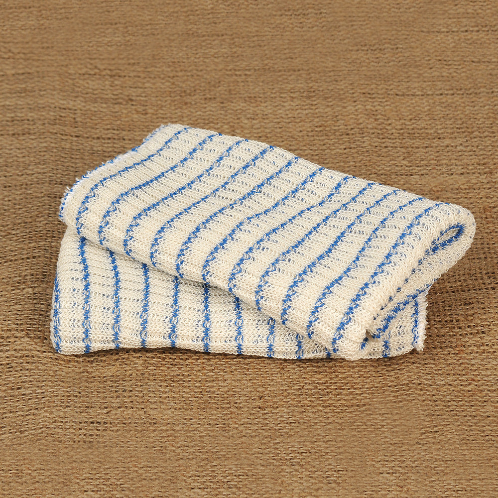 Double Layer Striped Dishcloths - Pack of 4