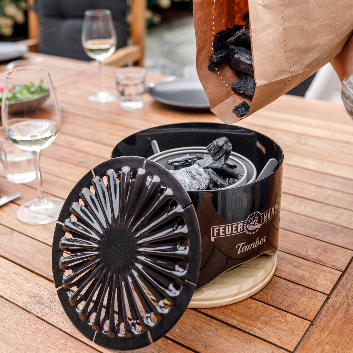 Feuerhand Charcoal for Tamber Tabletop Grill