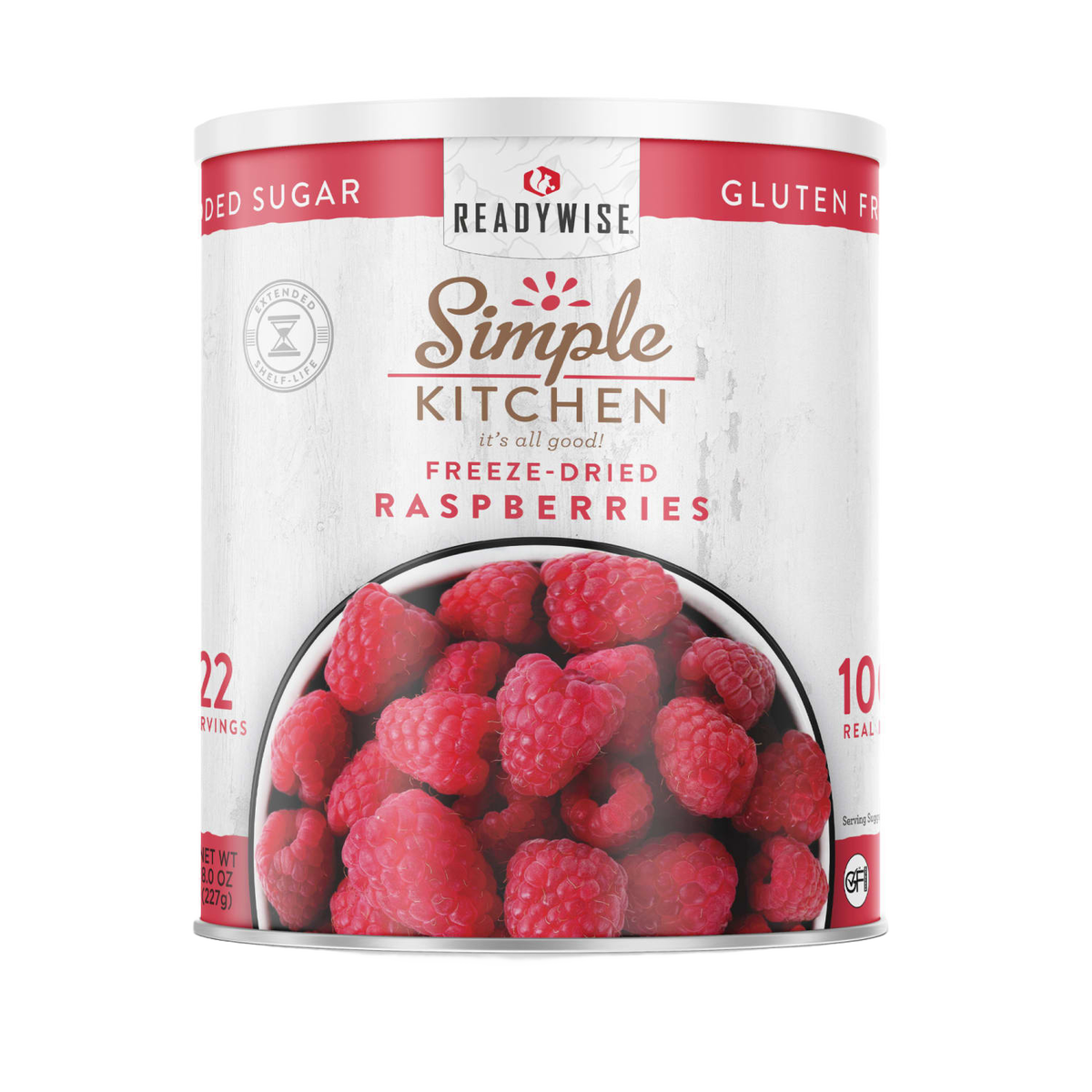 ReadyWise Freeze-Dried Raspberries - #10 Can