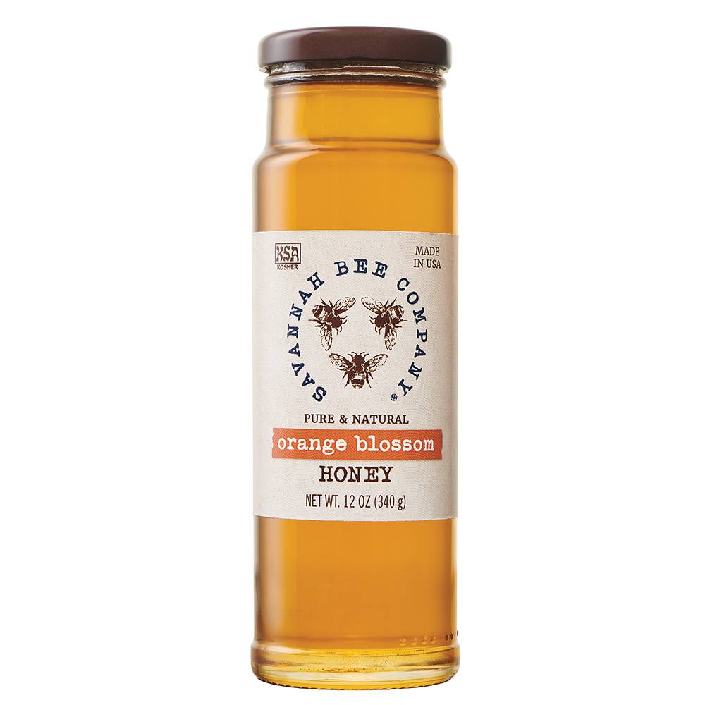Pure and Natural Orange Blossom Honey - 12 oz