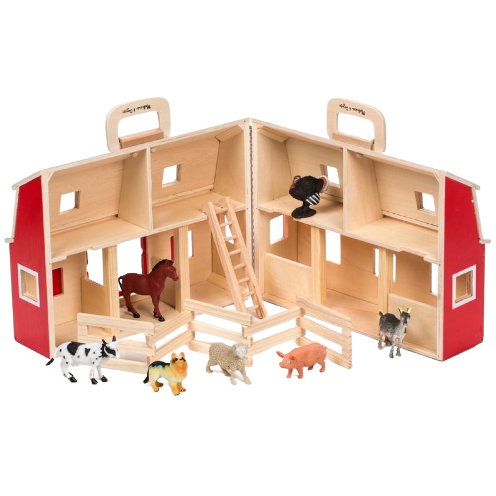 Fold and Go Wooden Barn