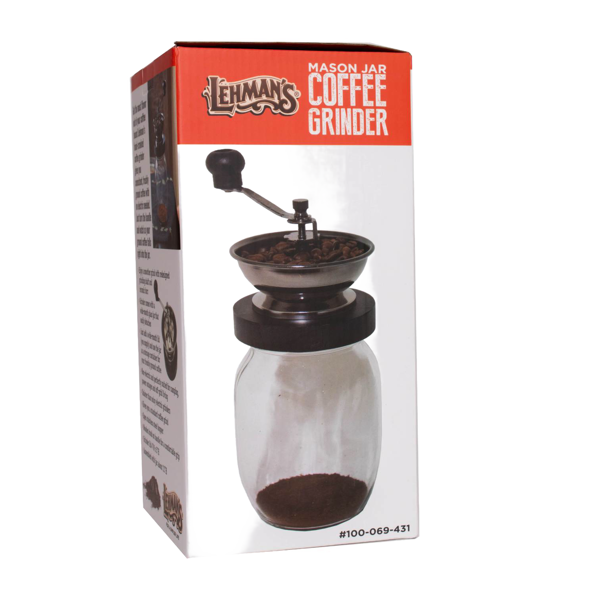 Lehman's Own Mason Jar Coffee Grinder