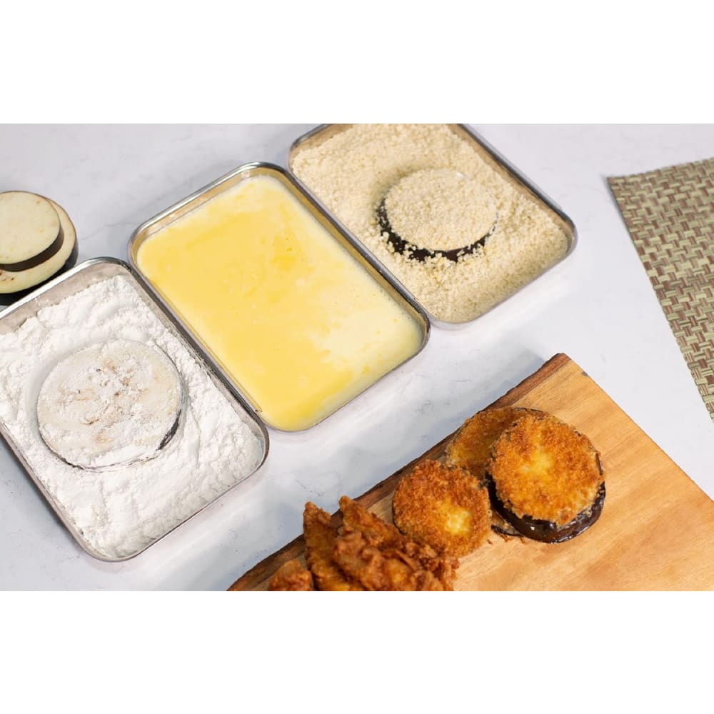 Stainless Steel Breading Pan Set