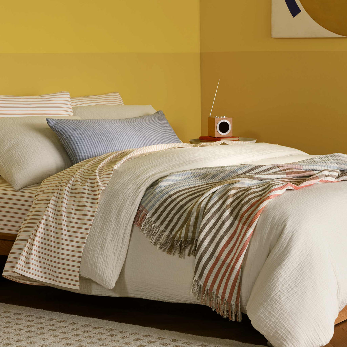 Breezeweave Crinkle Cotton Duvet Cover - Last Call
