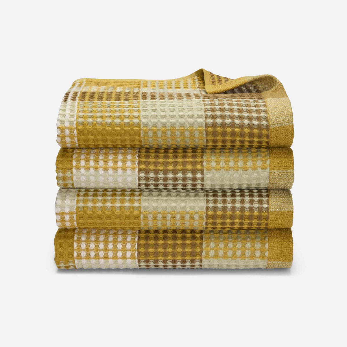 Dreamweave Waffle Set of 4 Bath Towel Bundle