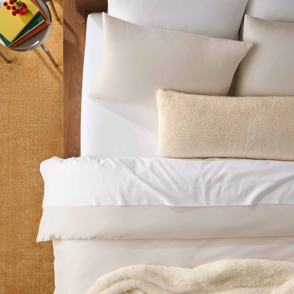 Sherpa Lumbar Pillow Cover