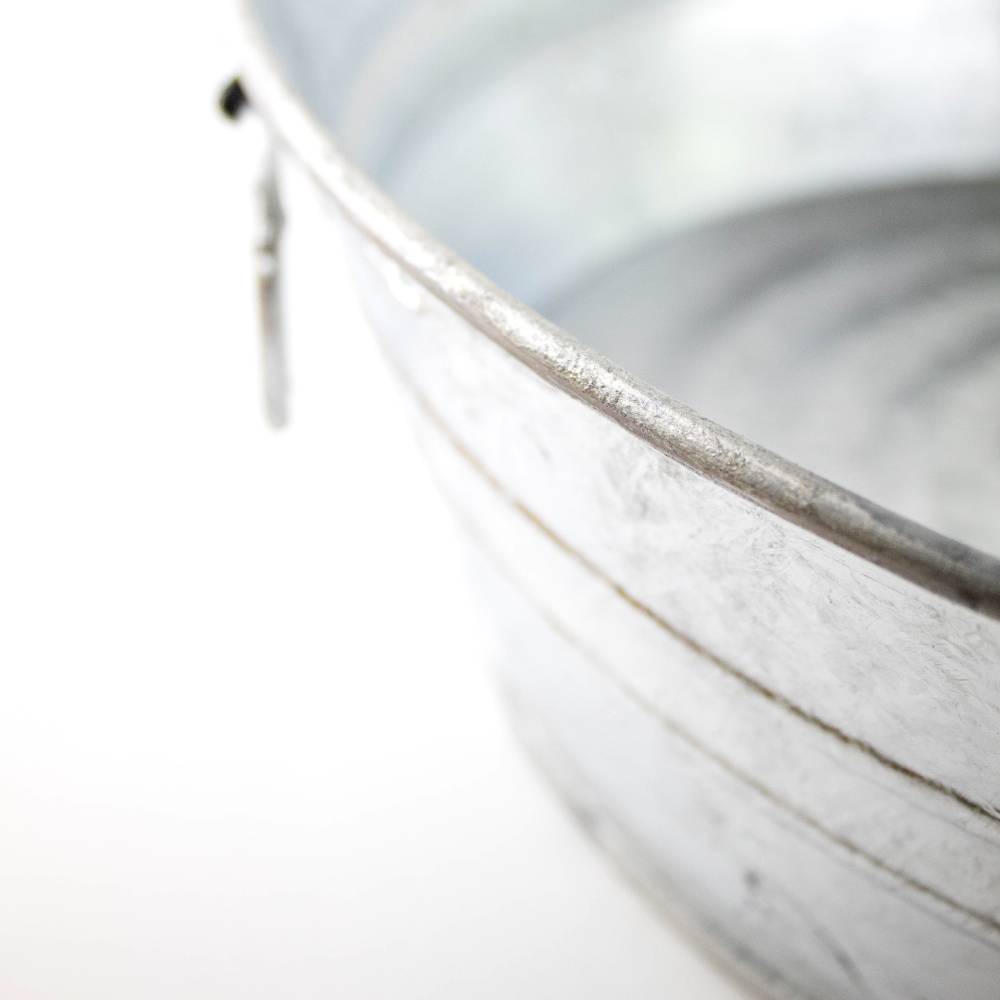 Steel Low Flat Tub - 3 Gal