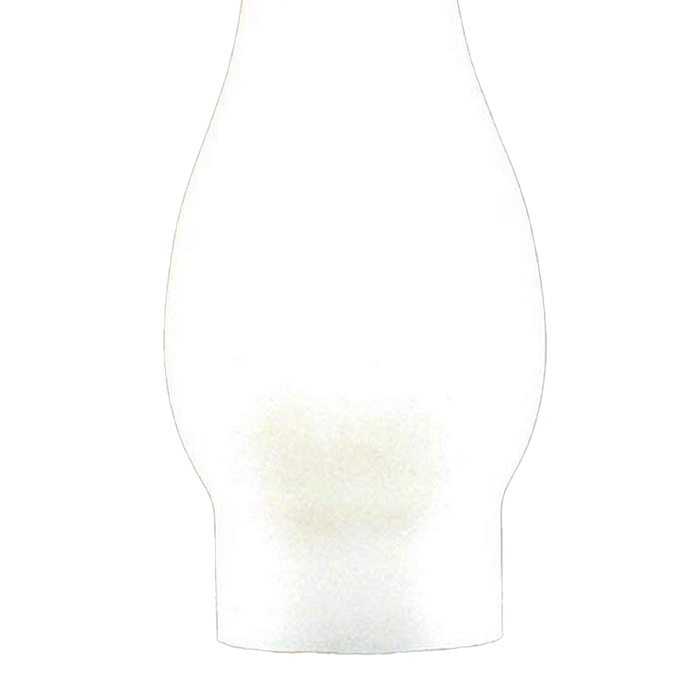 Frosted Oil Lamp Chimney - 2-7/8" base