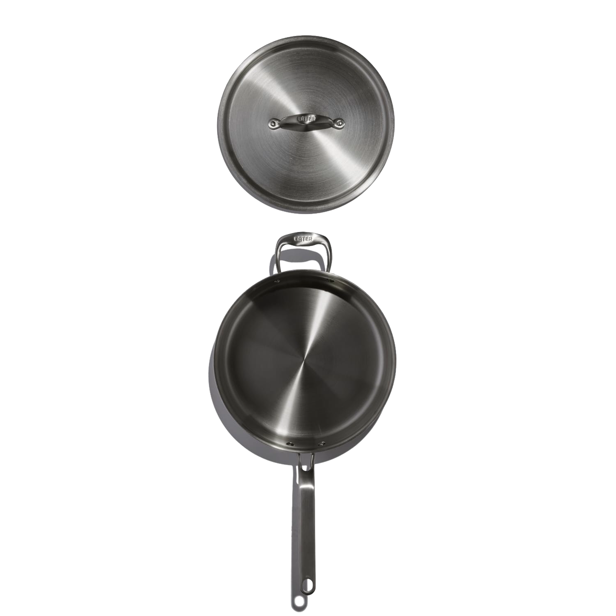 Heritage Steel Eater 4-Qt Saute Pan with Lid - Fully Clad