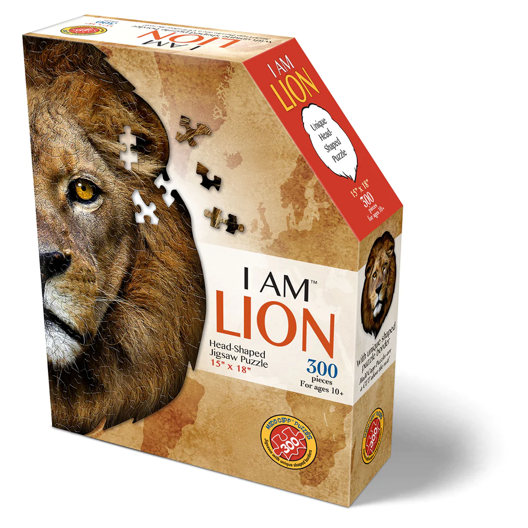 Shaped Jigsaw Puzzle - Lion - 300pcs