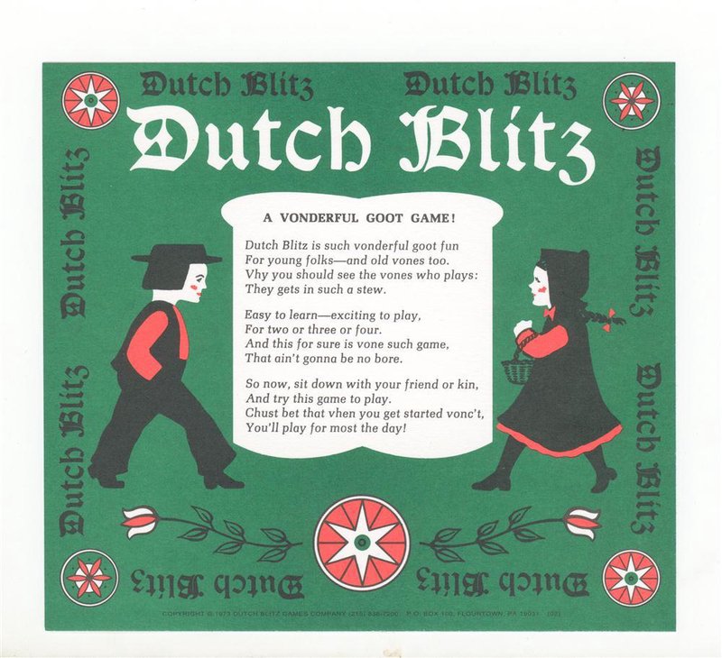 Dutch Blitz Card Game