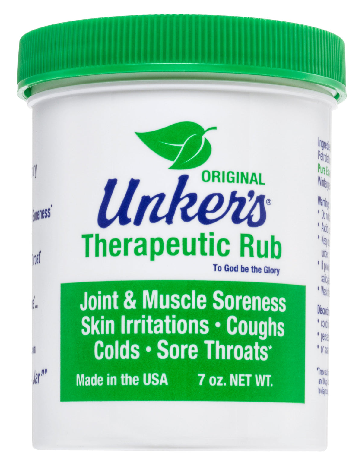 Unker's Therapeutic Rub