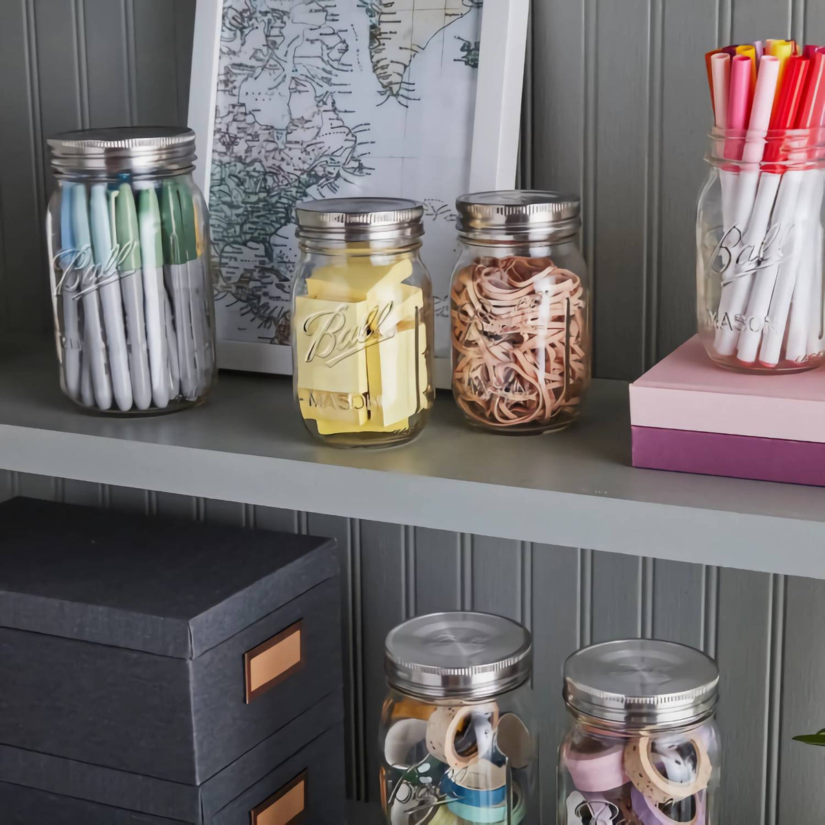 Ball Stainless Steel Jar Storage Lids - Regular Mouth (3)
